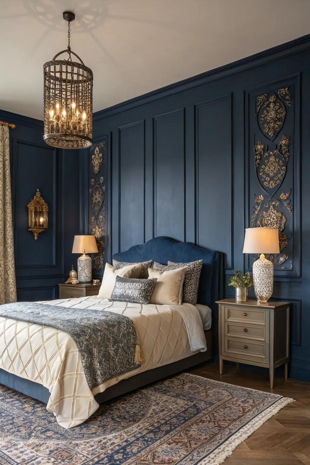 A bold paint choice can instantly elevate your room's ambiance.