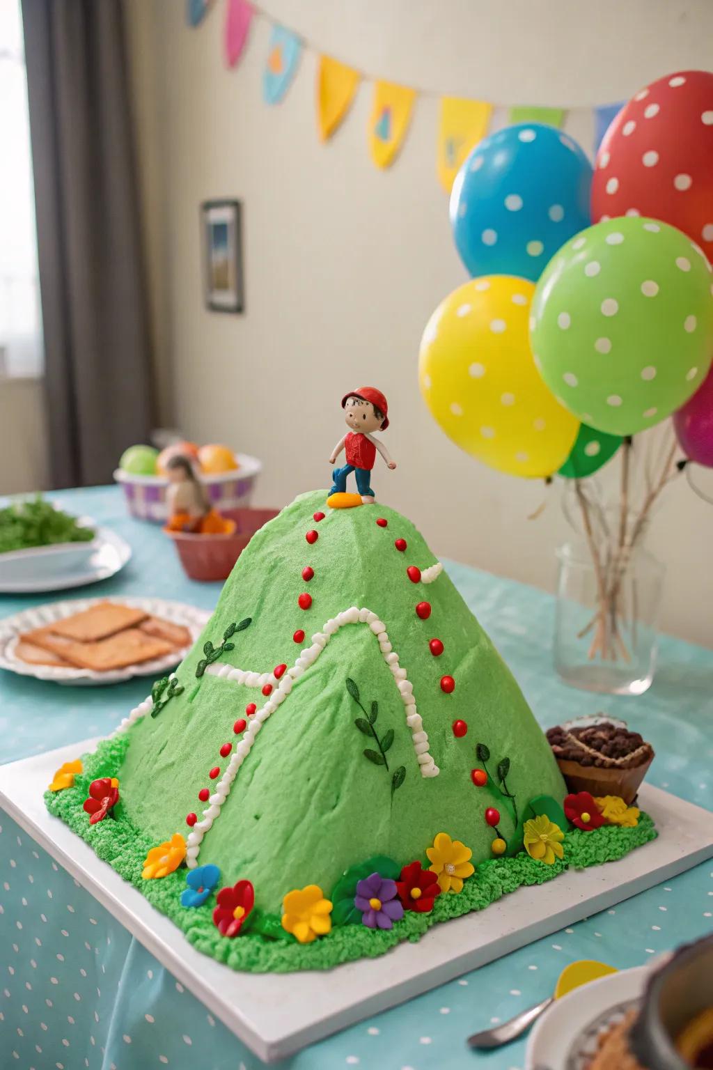 A playful tribute to turning 50, this decline cake is guaranteed to bring joy!