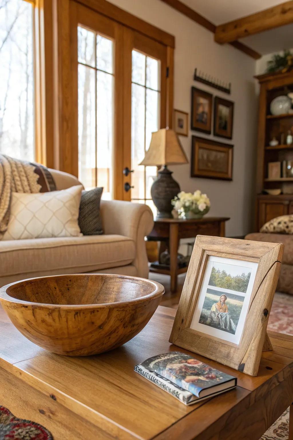 Timber details introduce genuine warmth to winter design