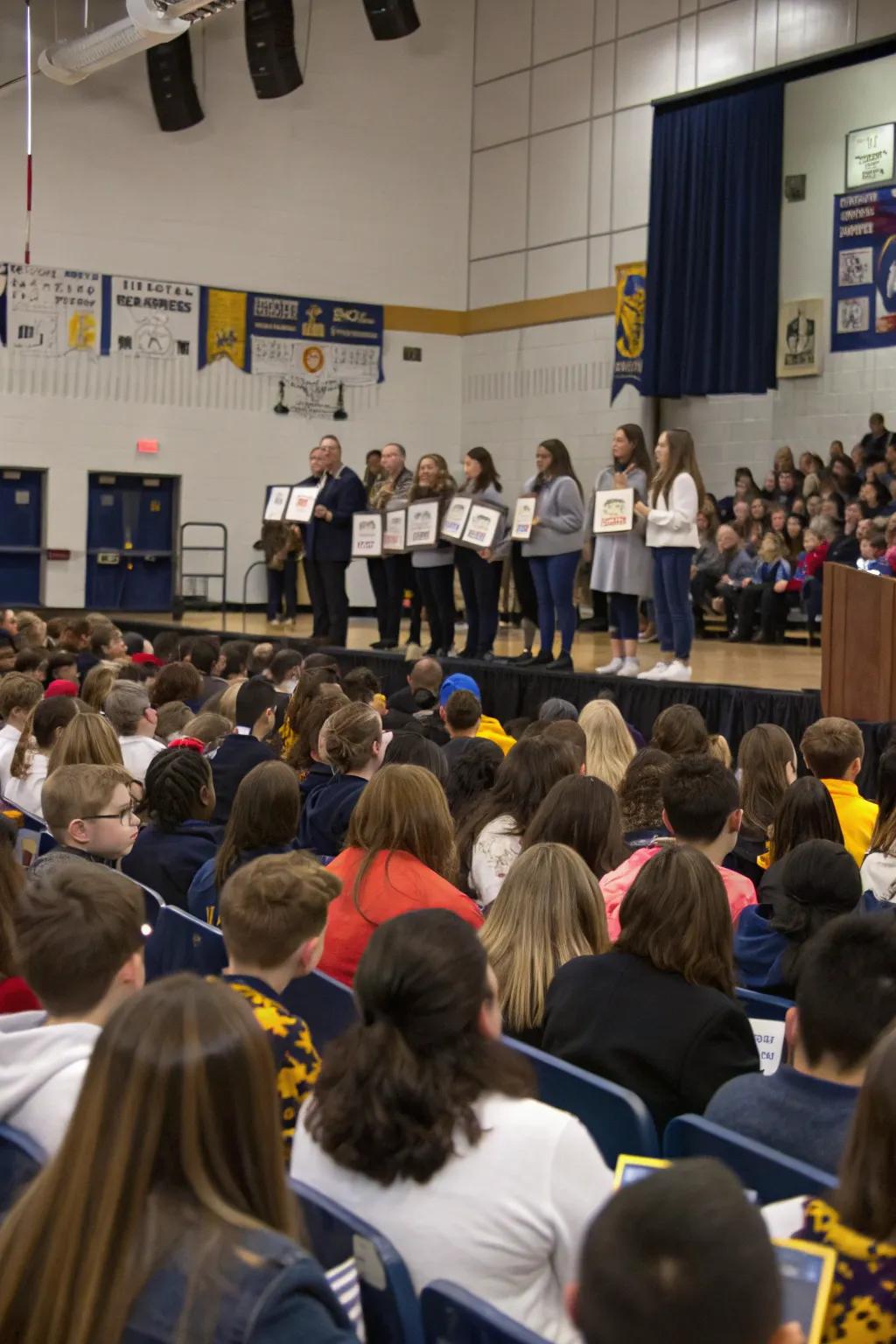 Gatherings offer public appreciation for attendance achievements.