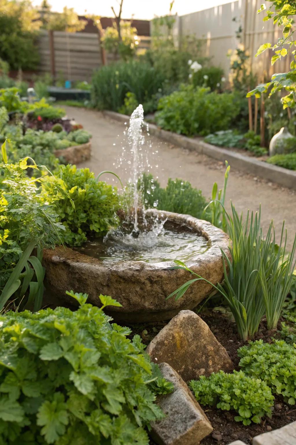 A fountain that nourishes both the soul and the body.