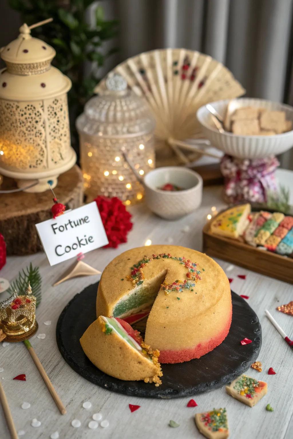 Predict a future overflowing with laughter with this sweet bread cake!
