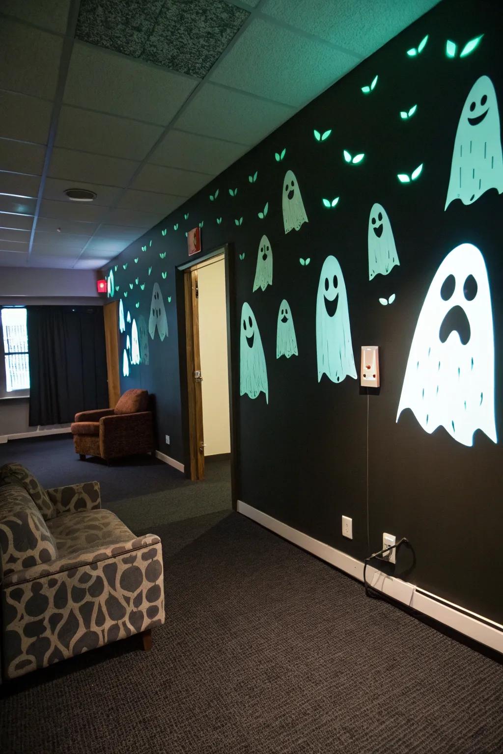 Glow-in-the-dark ghosts bring a magical and mysterious feel to any space.