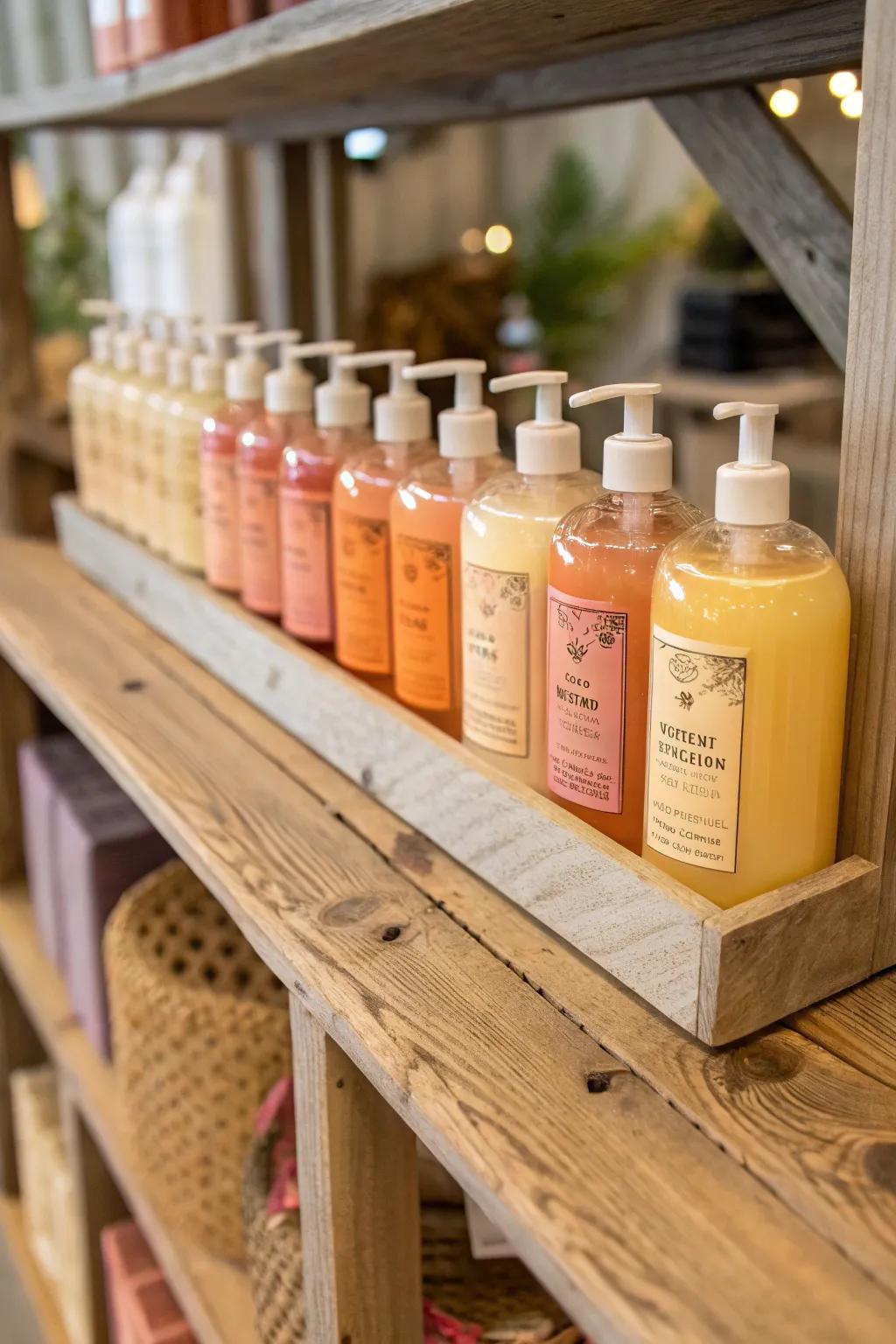 Seasonally inspired hand soaps for gifting.