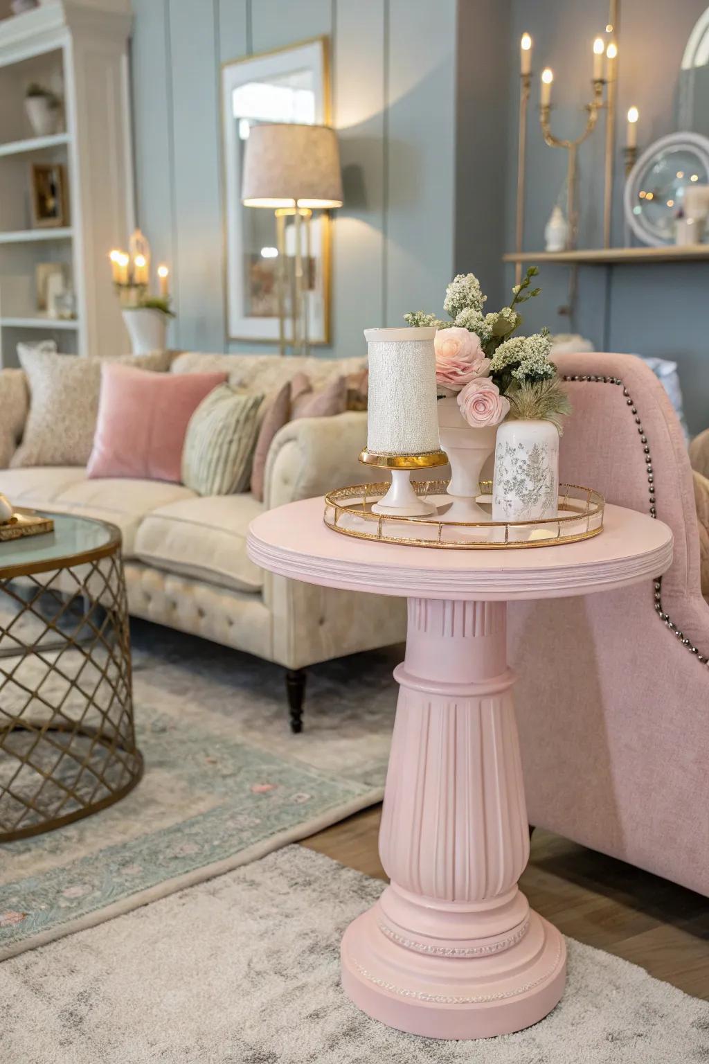 Pastel hues add a playful yet elegant charm.