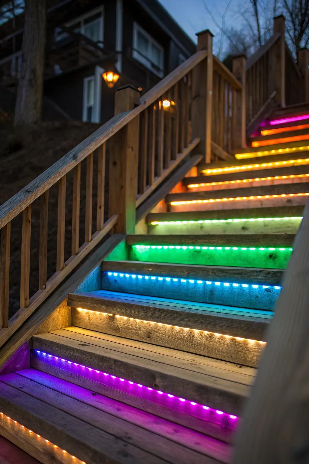 Color-changing LEDs for festive occasions