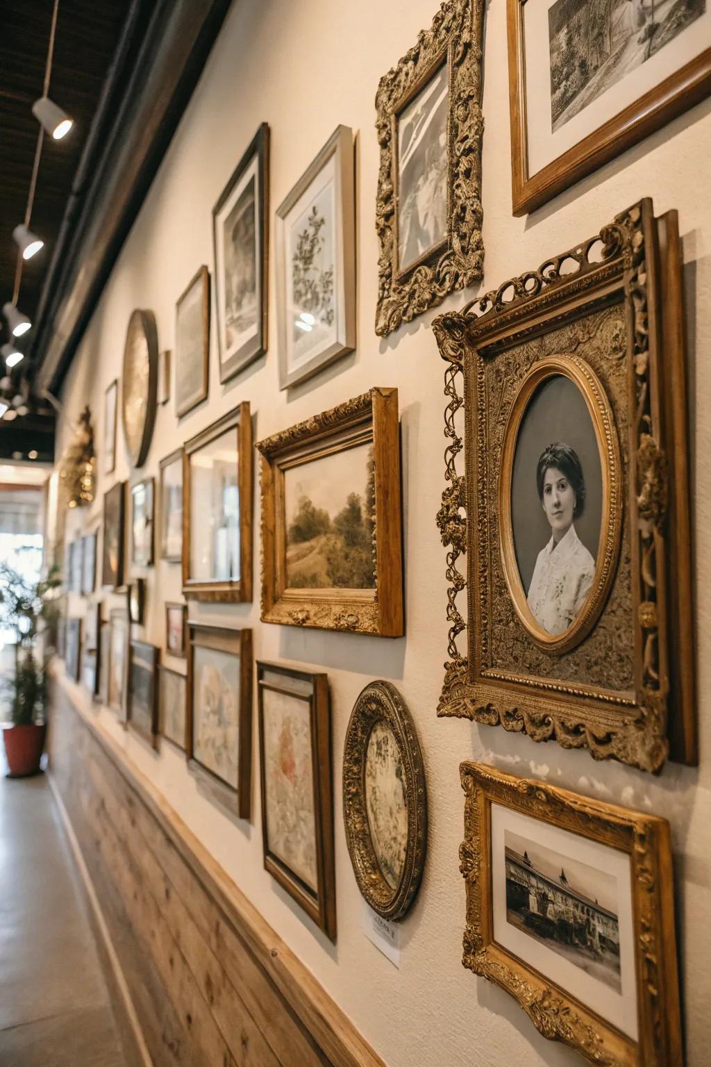 A classic gallery showcase infuses history and self-expression.