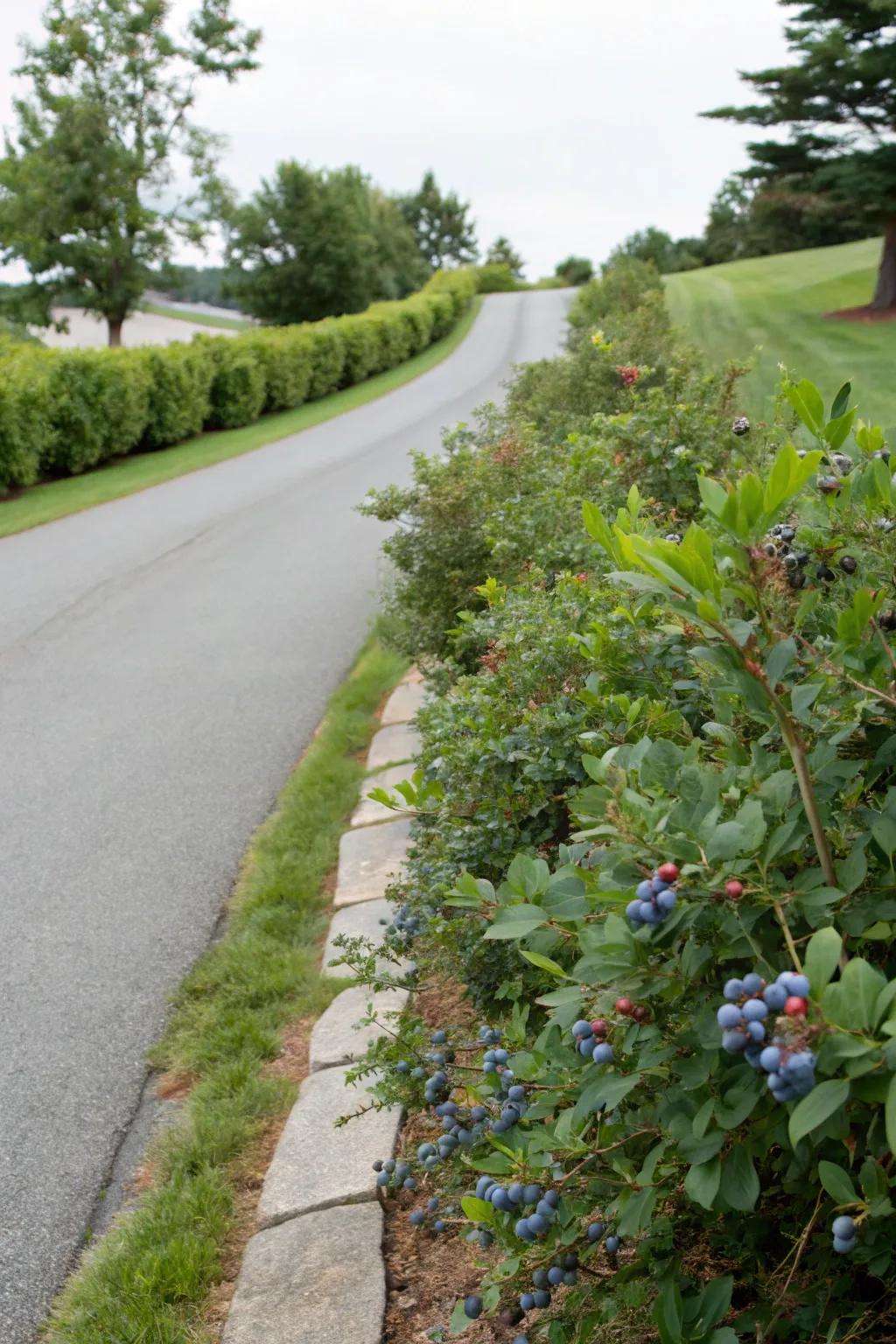 Fruit-bearing shrubs provide beauty and a tasty harvest.