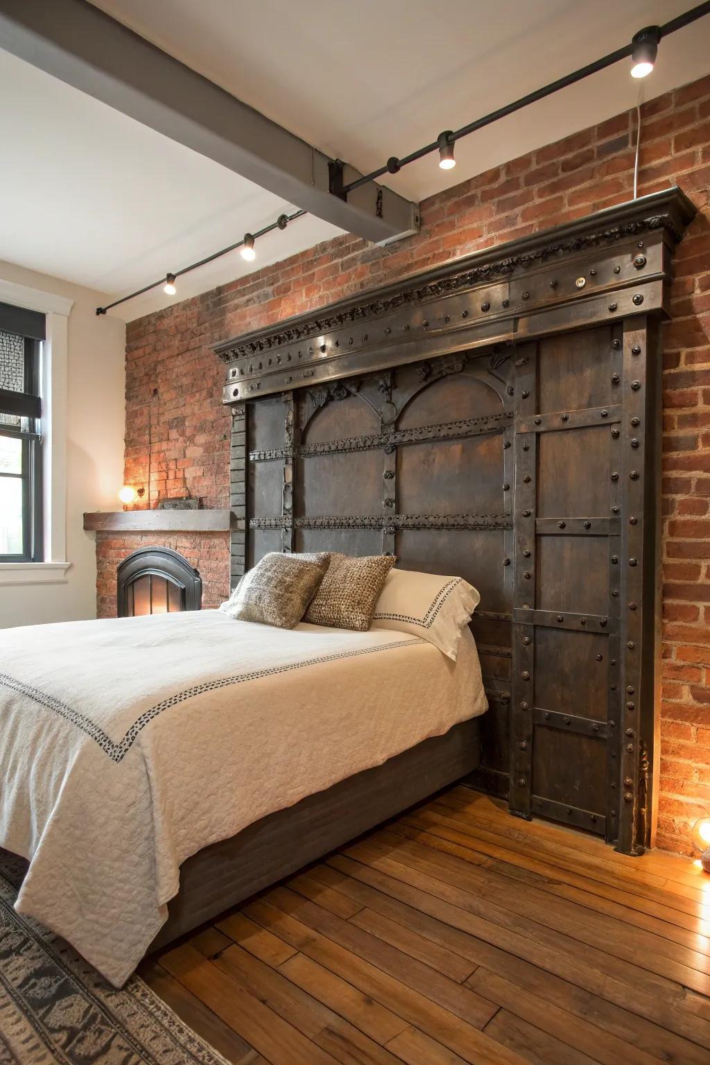 Steel accents bring a modern feel.