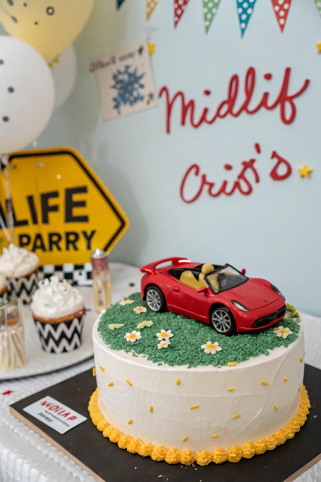Celebrate life's journey using this transition cake!