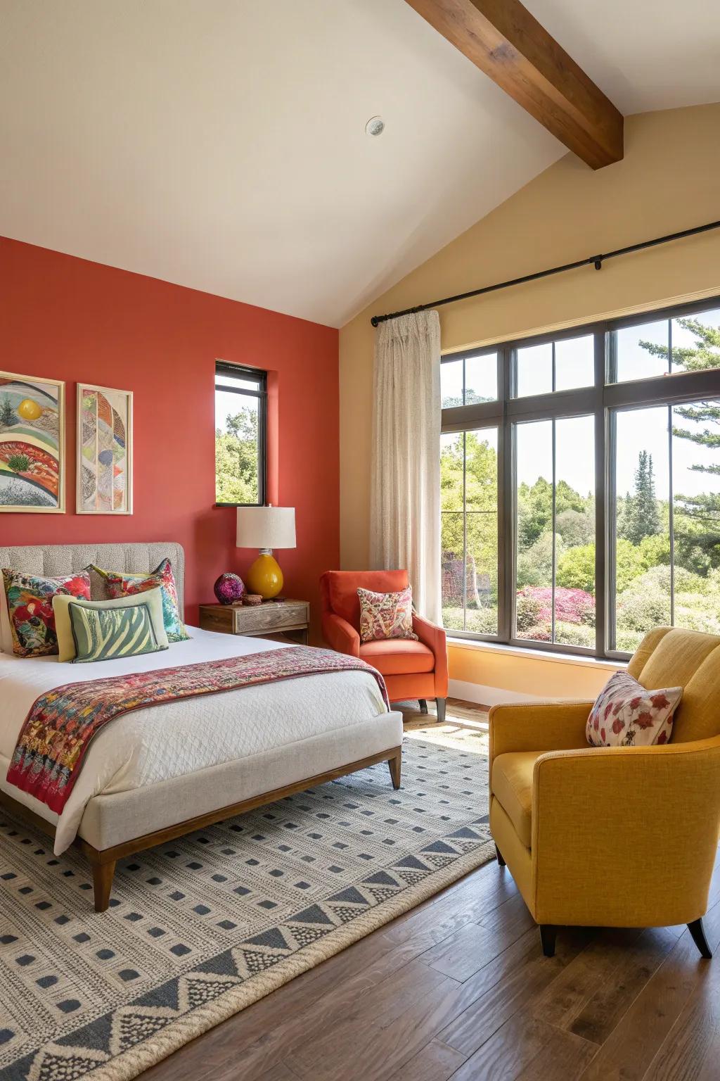 Bold accents add personality and flair to a space.