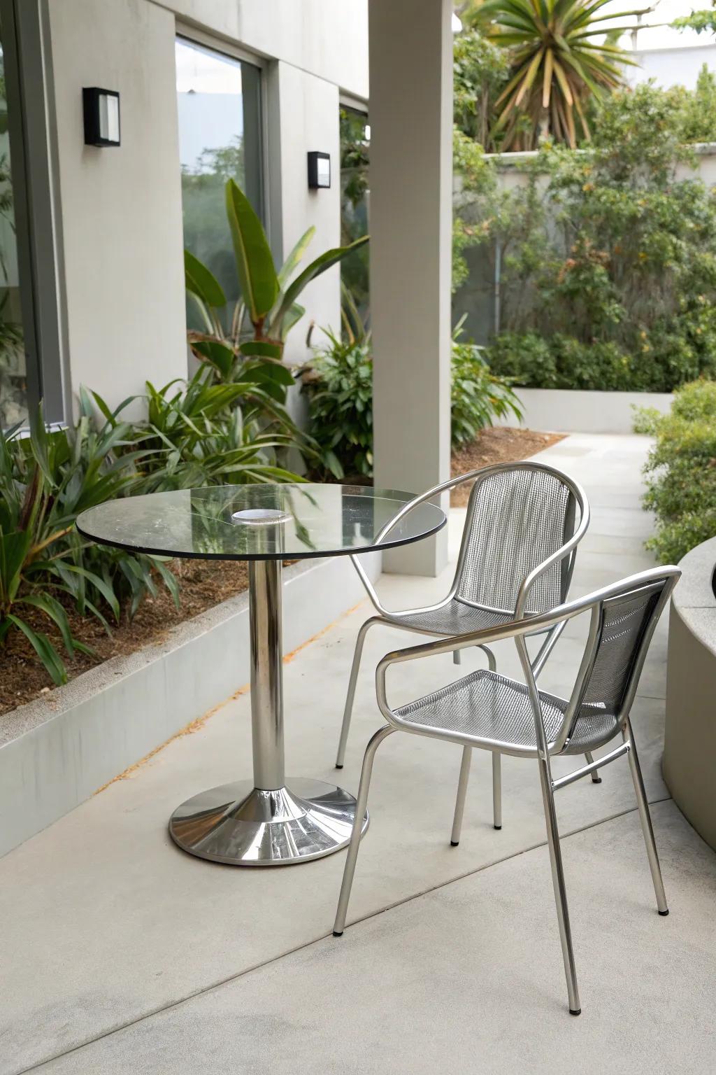 With sculpted table and chair designs, art meets utility.