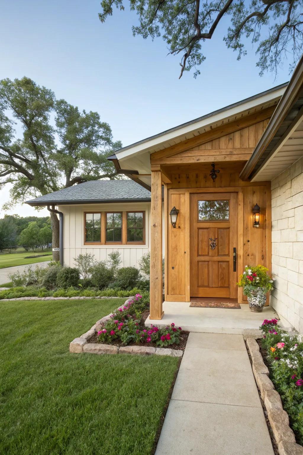 Natural stains bring out the beauty of wood.