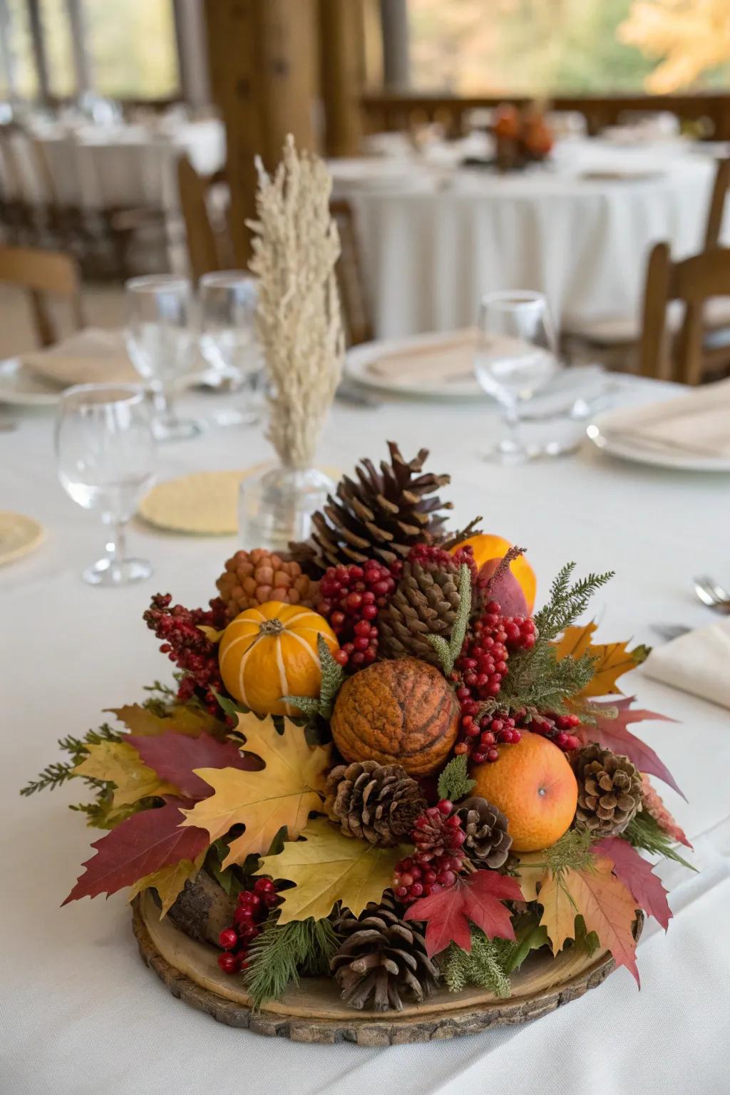 Mingling fragrance centerpiece offering fragrance and splendor