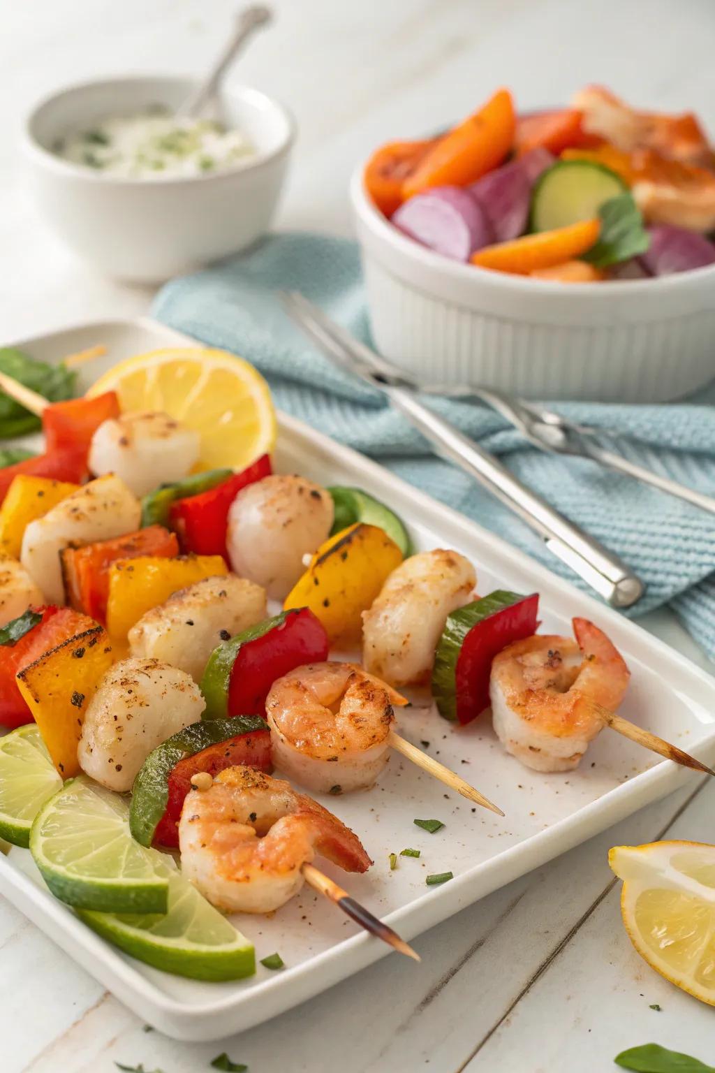 'Maritime wands', an enjoyable and flavorful enhancement to any open-air meal.