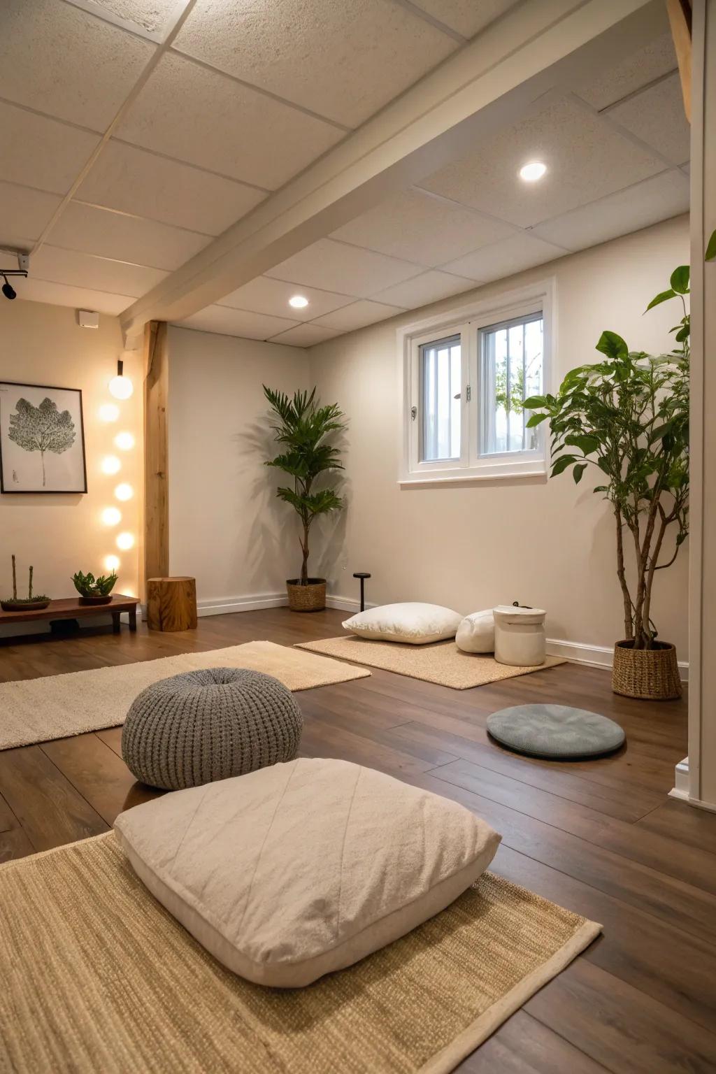 A peaceful retreat for mindfulness and relaxation.