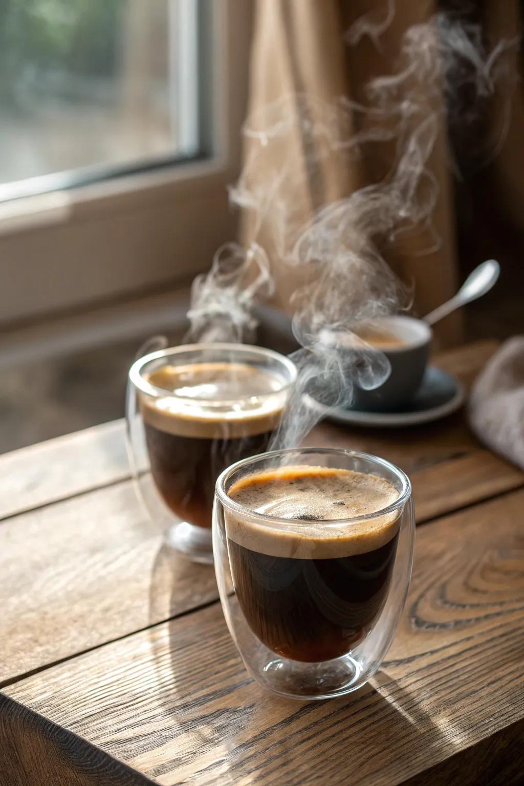 Keep your drinks at the perfect temperature using dual-layer glasses.