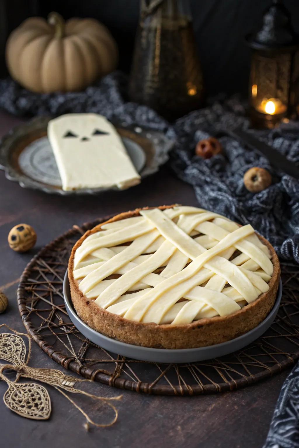 A mummified cheesecake for a hint of ancient eeriness.
