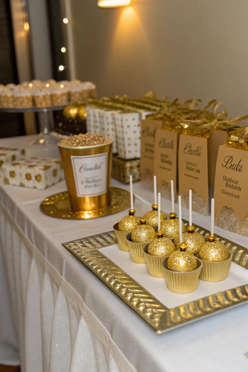 Thoughtful party favors leaving a lasting impression on guests.