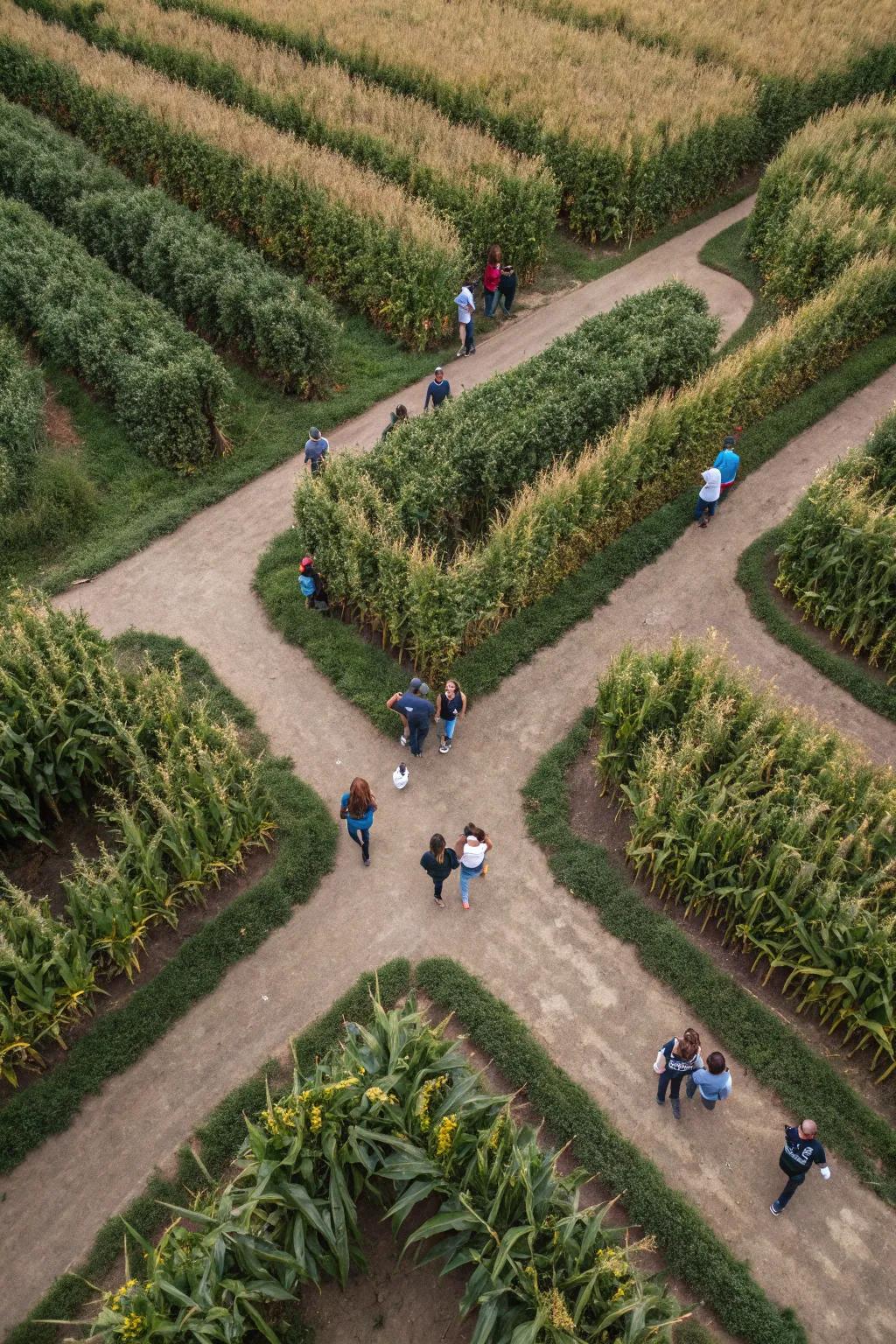 An exciting corn maze adventure for all ages