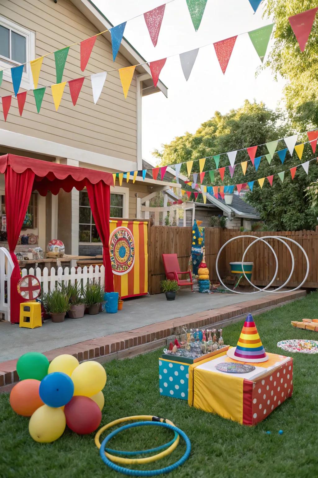 Embrace the fun of a Halloween carnival at home.