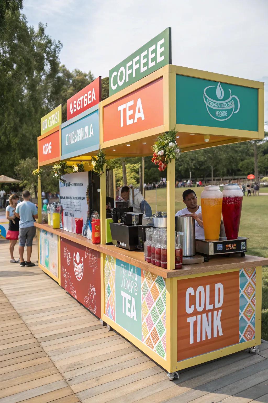 A multipurpose beverage station offering a range of drink choices.