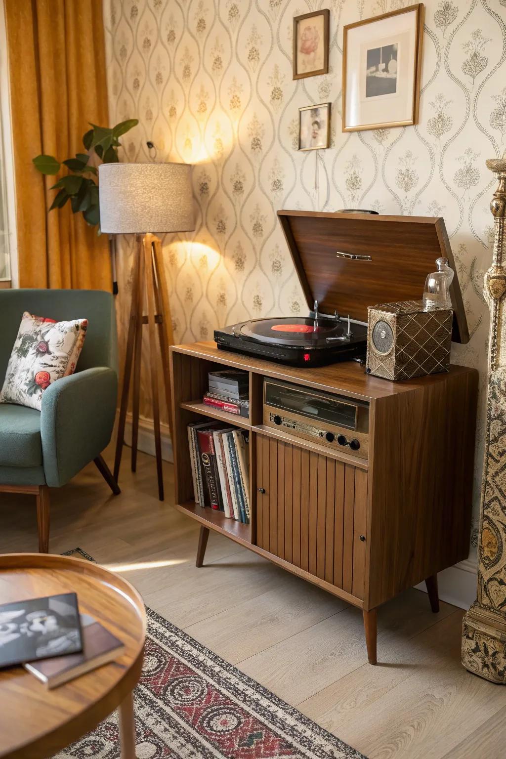 Vintage-inspired cabinets bring nostalgic charm to your space.