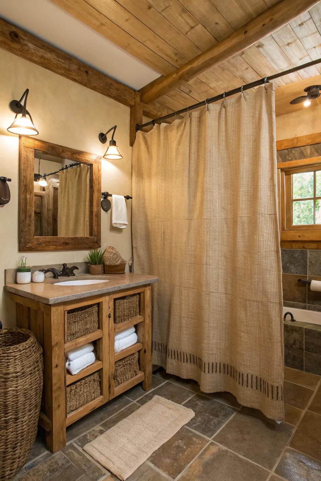 Rustic themes create a warm, inviting atmosphere.