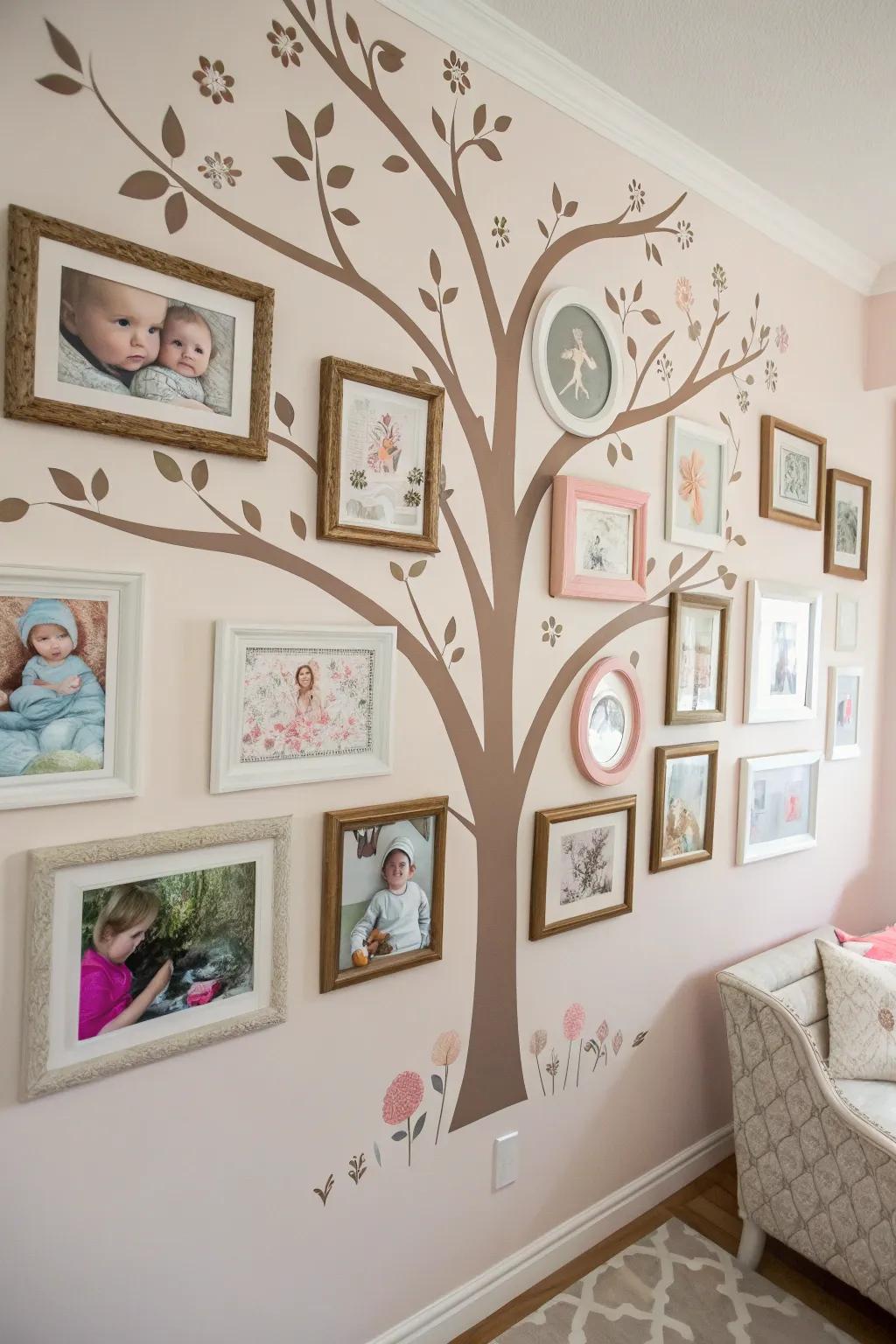 Create a family tree for a heartfelt display.