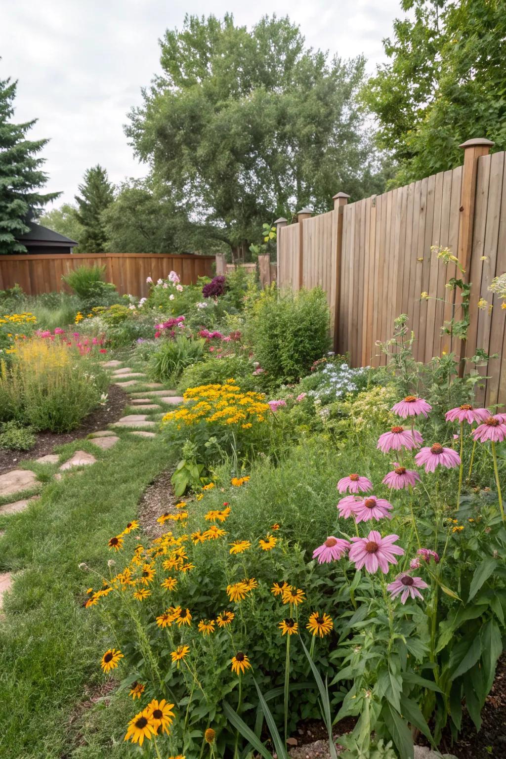 Native plants create a sustainable, low-maintenance garden.