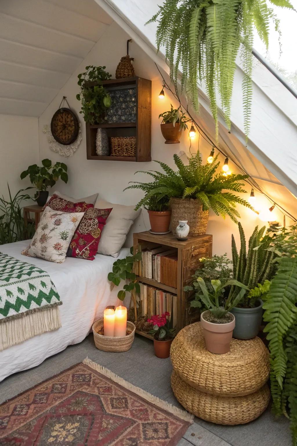 Create a serene escape with a mini indoor garden.