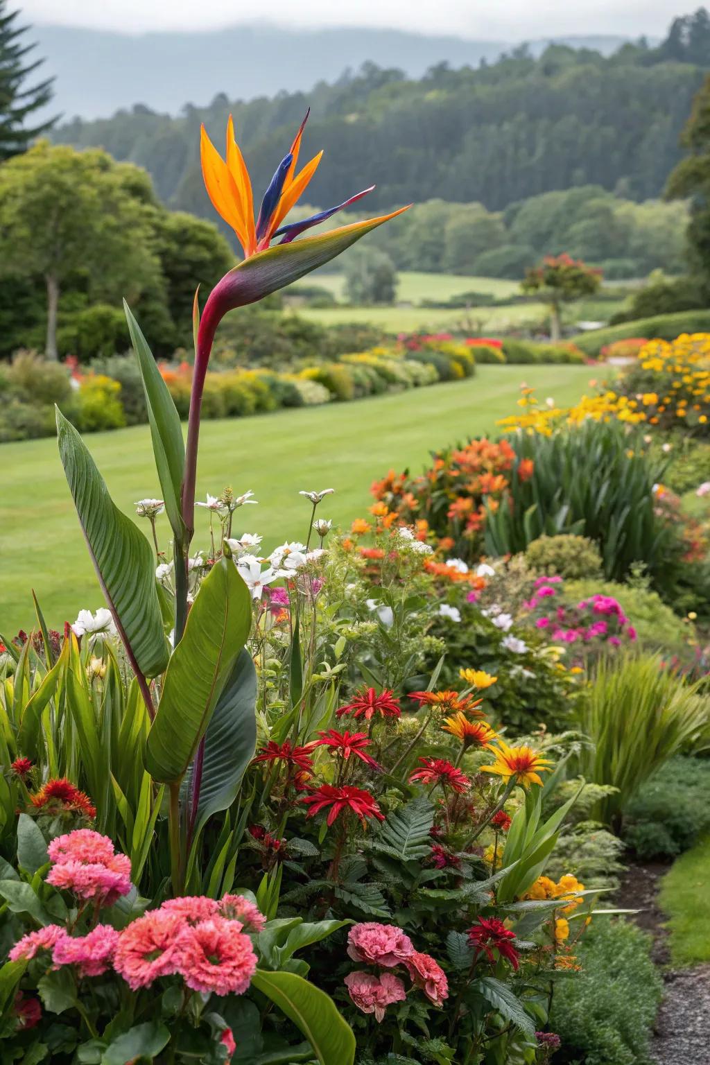 Enjoy a splash of color with Bird of Paradise in your garden.