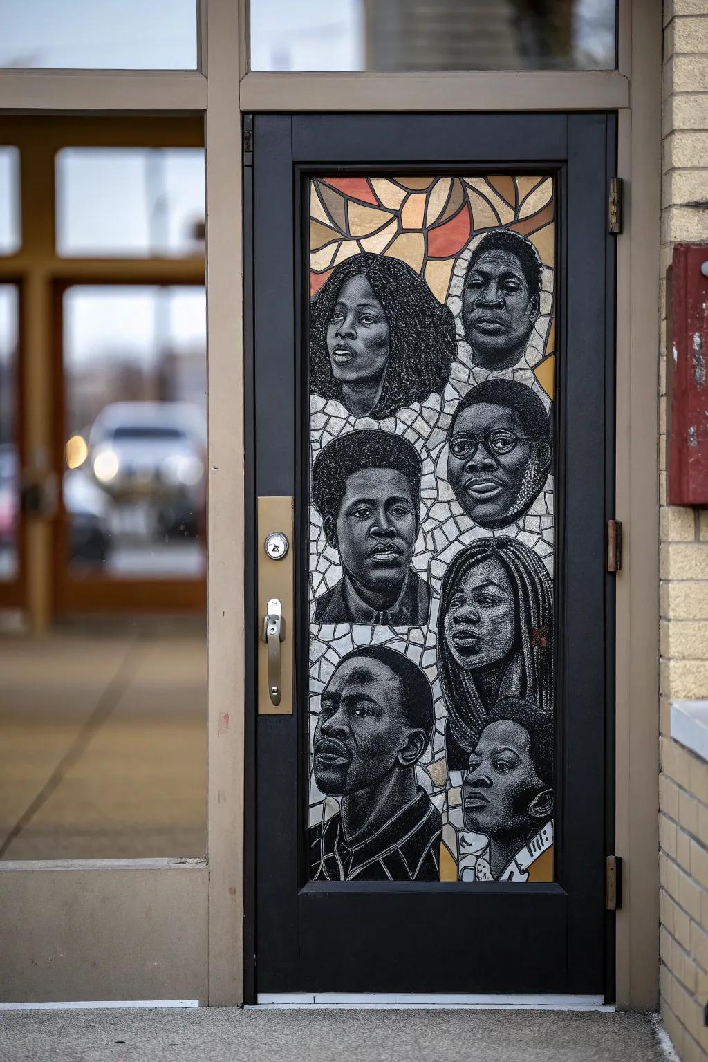 A mosaic of faces celebrating diversity within the Black community.