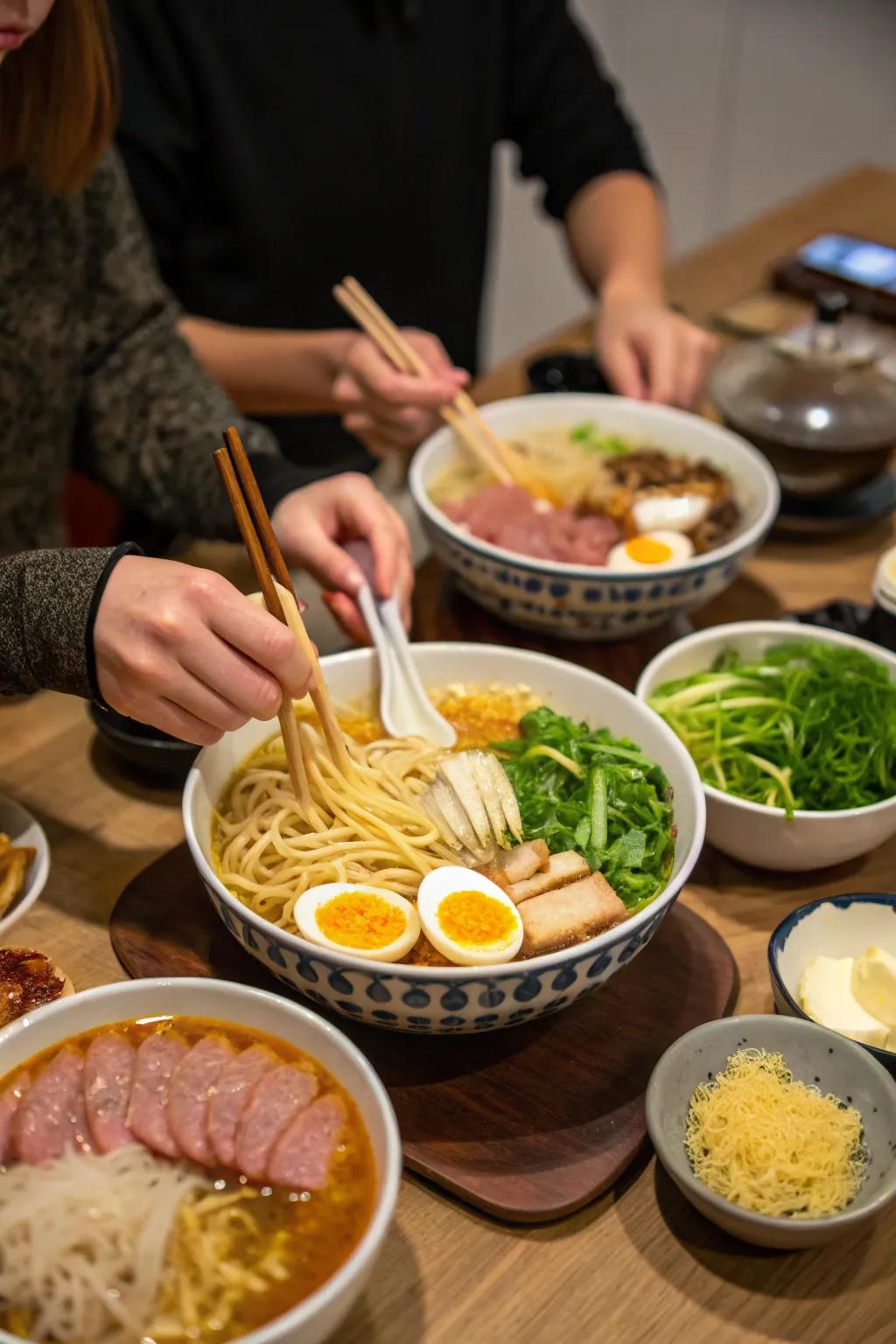 Craft your perfect bowl of ramen.