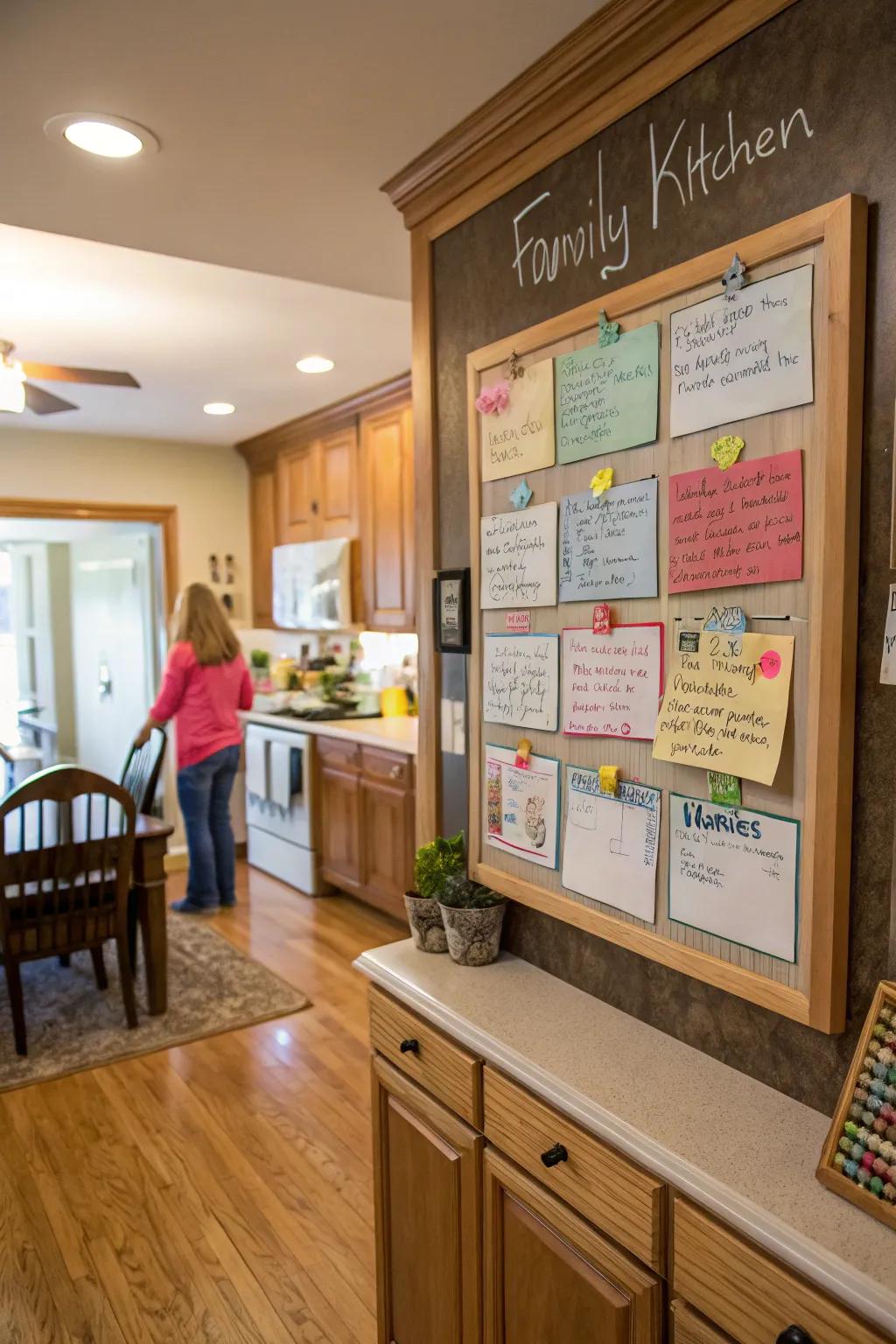 Communicate creatively with memo boards.