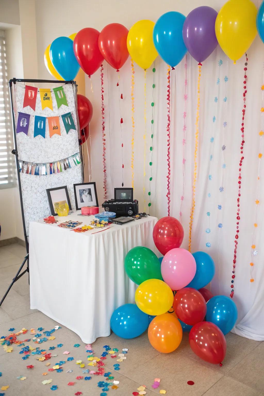 Globes append a celebratory and vibrant attribute to your arrangement.