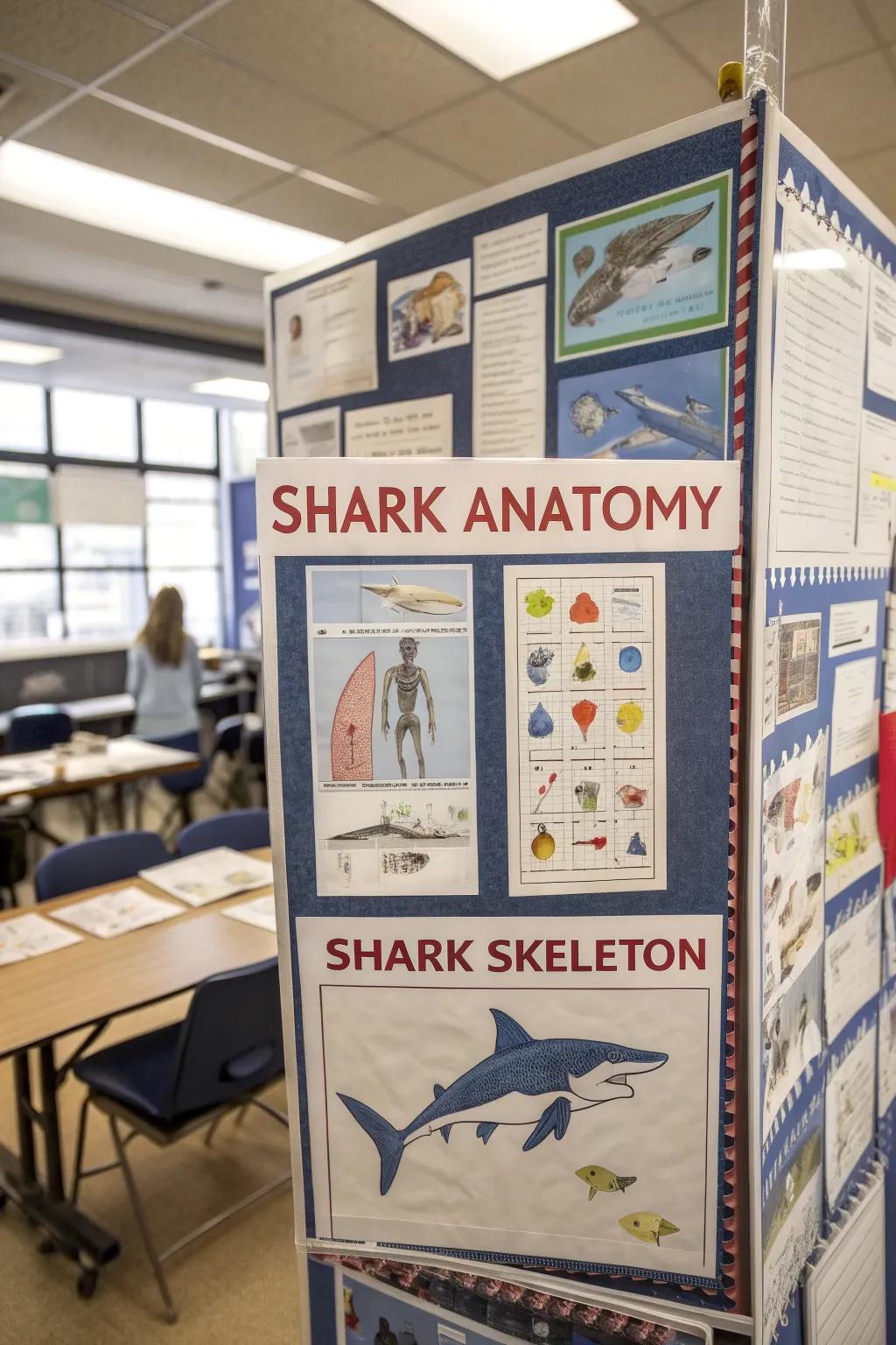 Discover the incredible anatomy of sharks in detail.