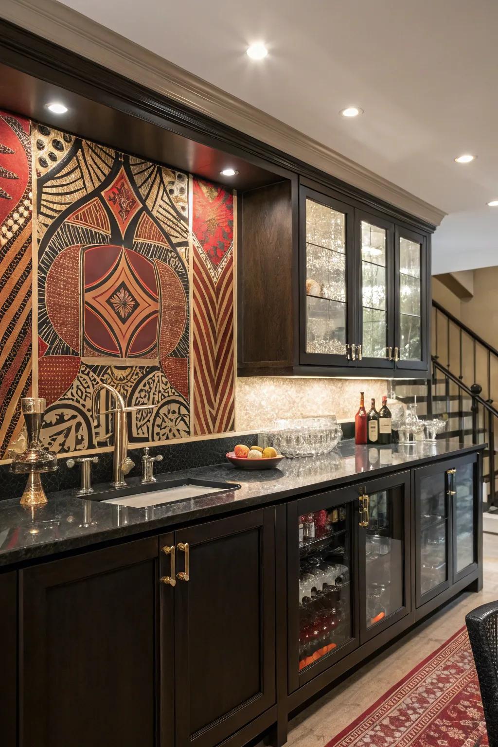 Make an impact using a feature wall.