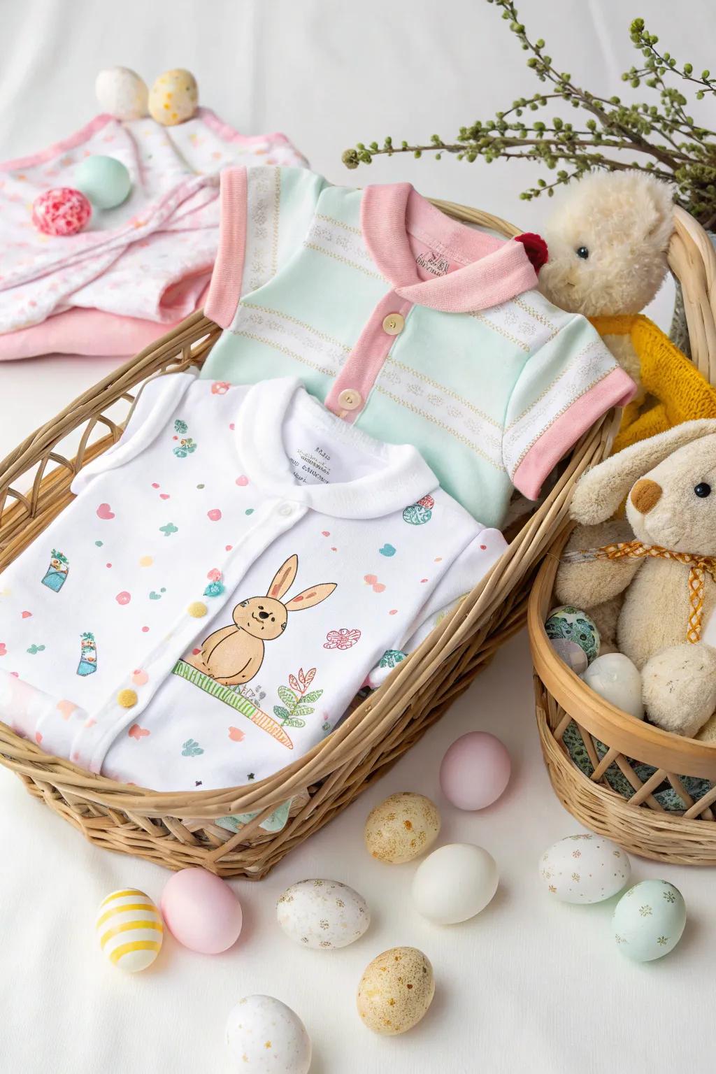 Pajamas that wrap your little one in comfort and Easter cheer.