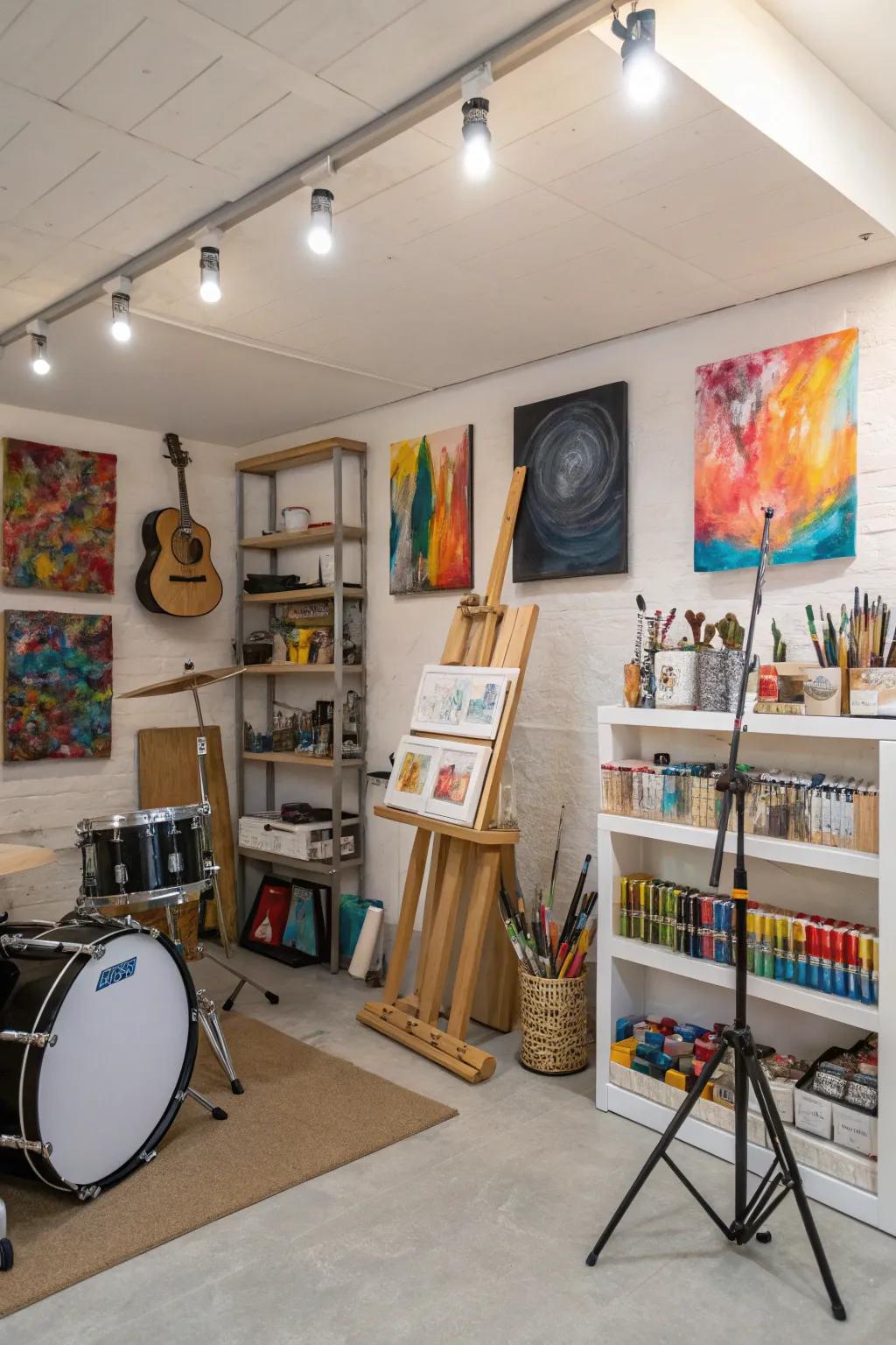 A haven for creativity and artistic expression.