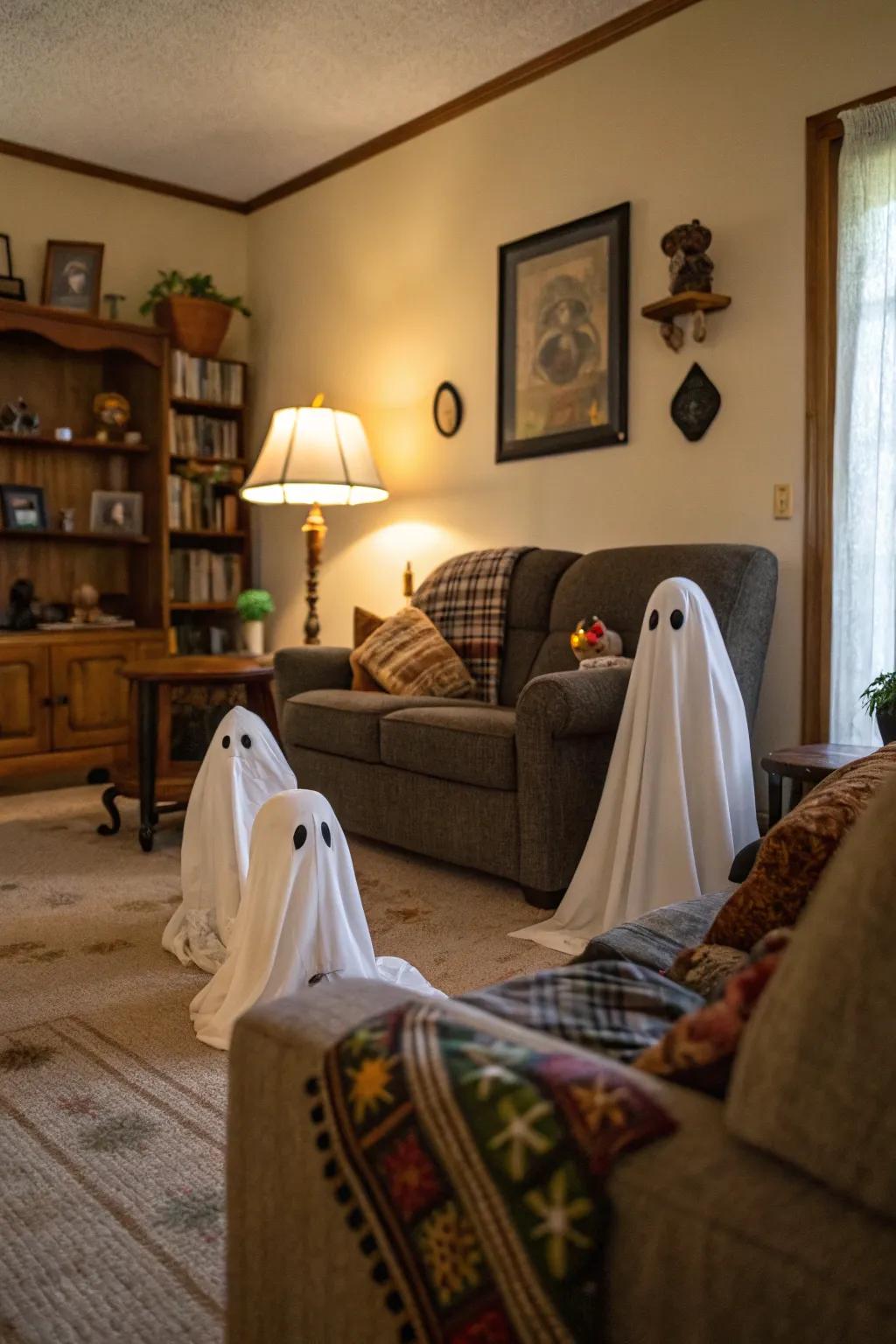 An interactive ghost hunt adds fun and excitement to your Halloween festivities.