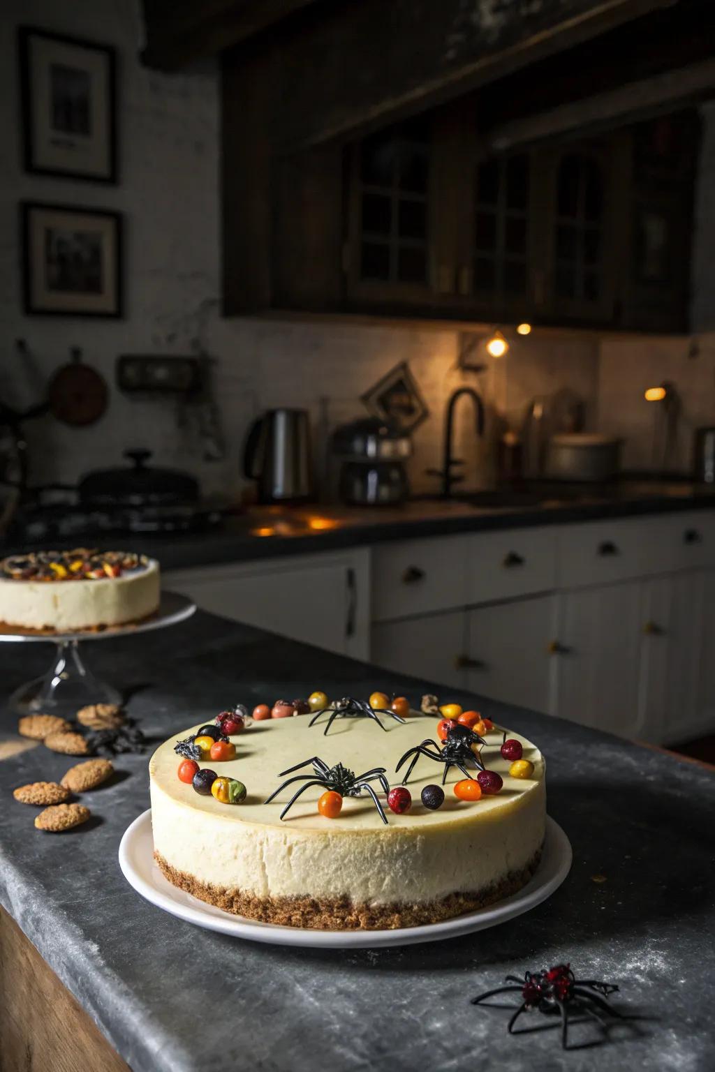 Confection arachnids incorporate a spirited creeping-crawly component.