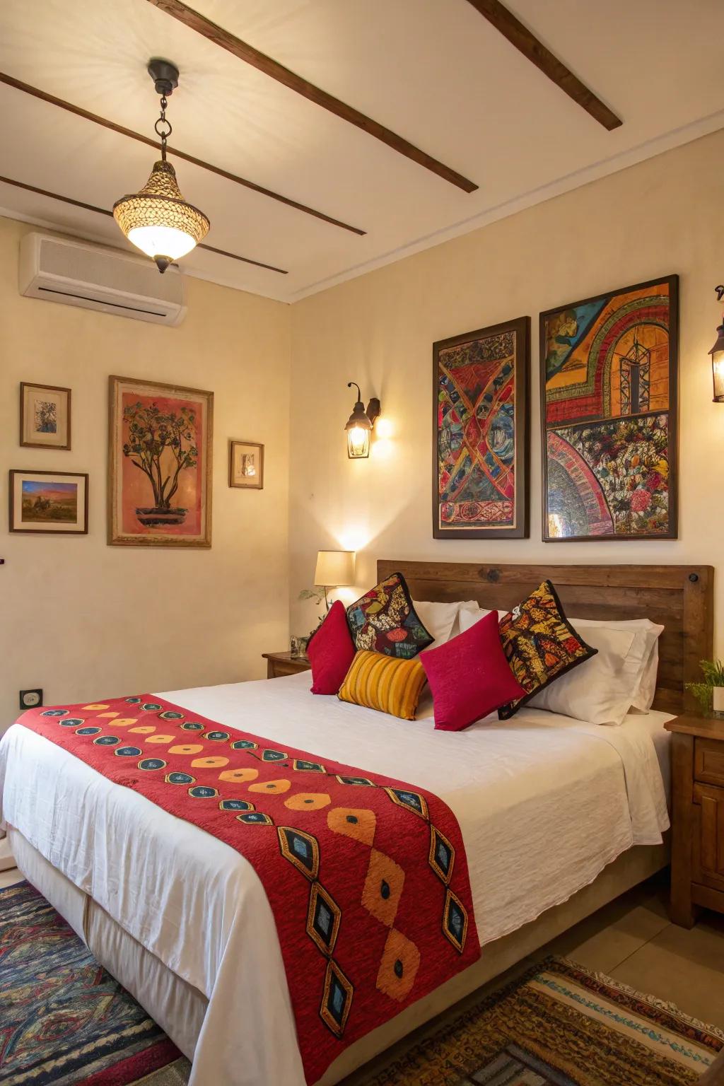 Bold colors add energy and personality to your room.