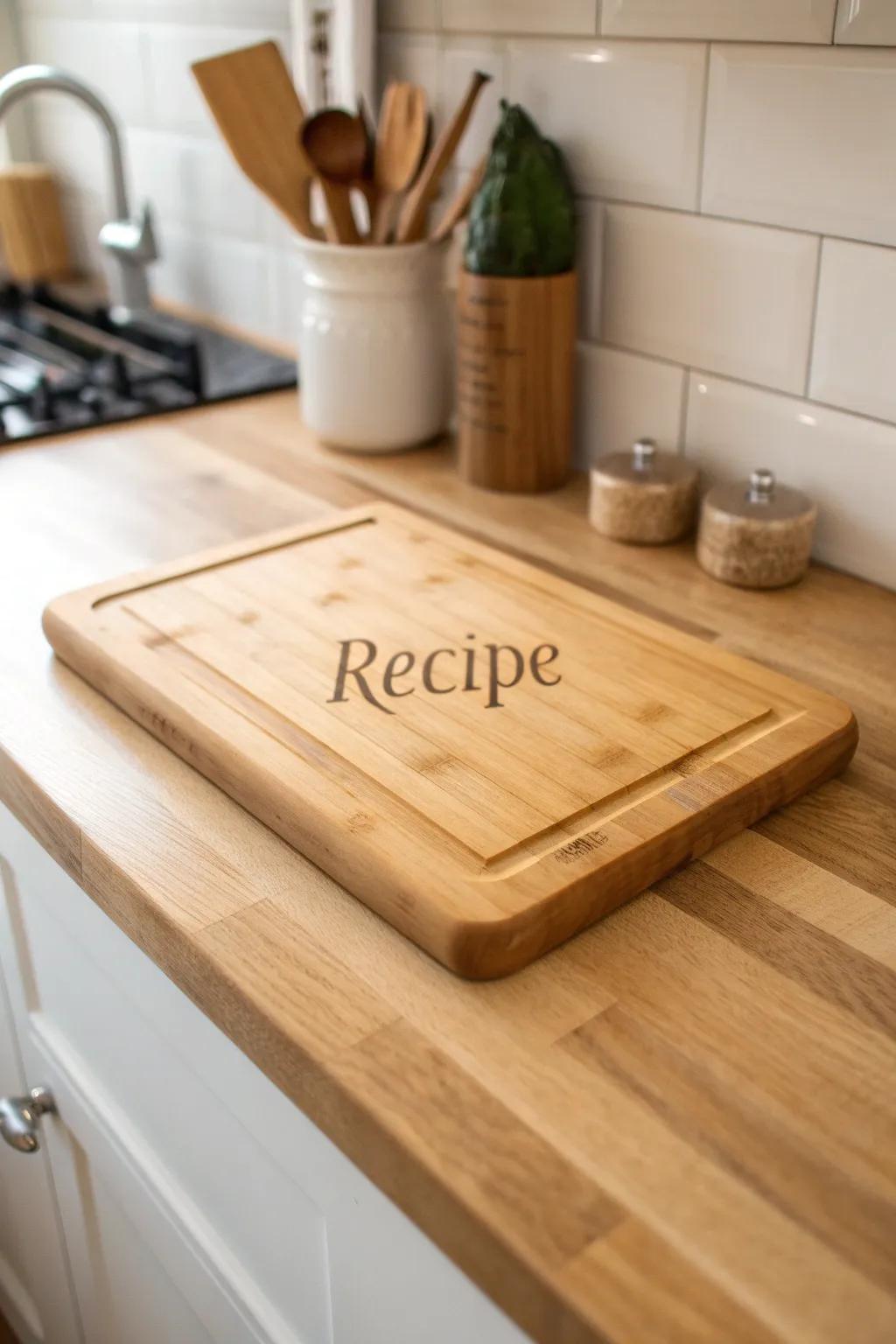 Recipe cutting boards preserve culinary traditions beautifully.