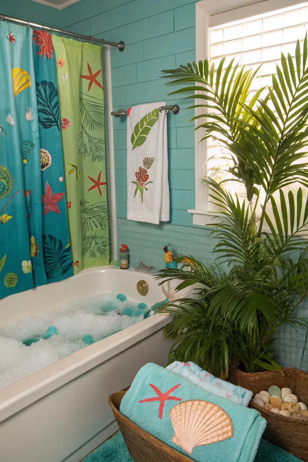 A themed bath night transforms your space into an imaginative escape.