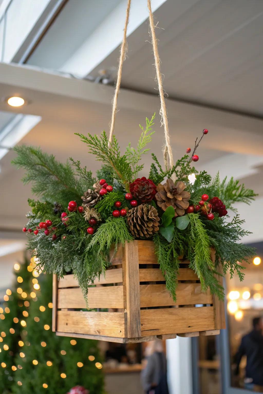 Creative containers add a unique twist to baskets.