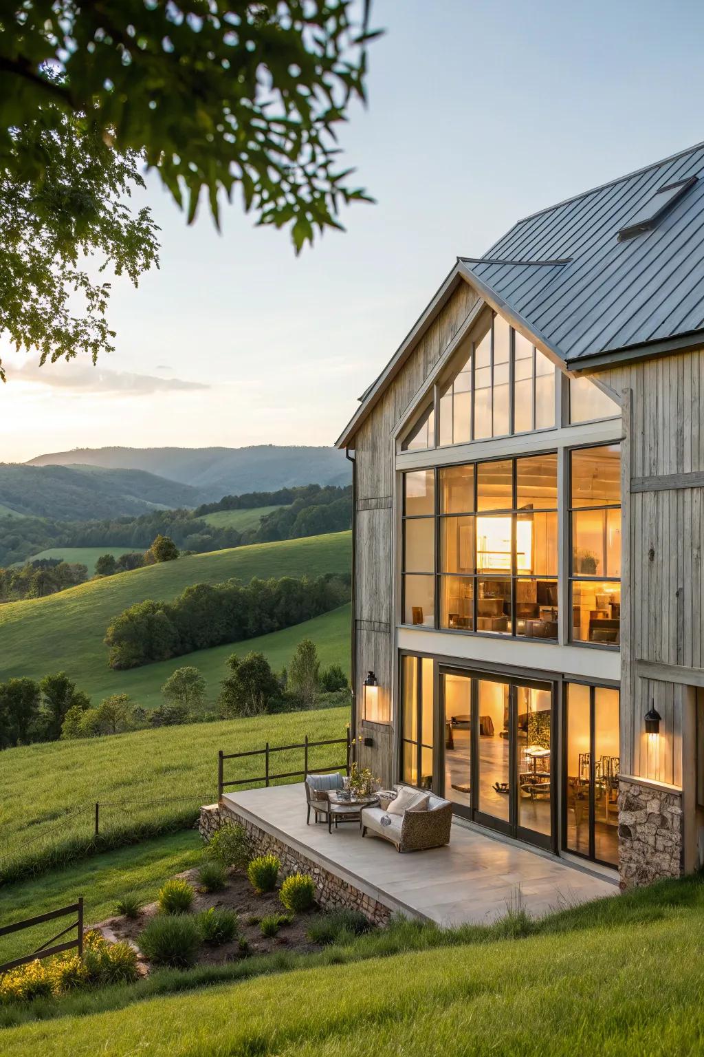 Transform history into a home with a converted barn.