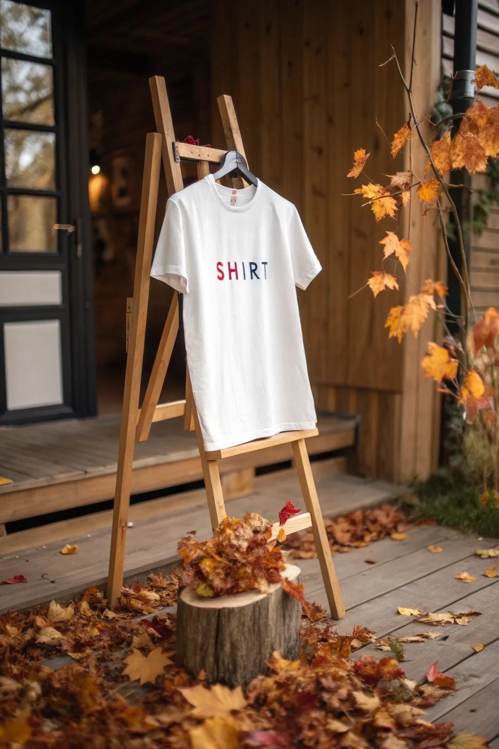 Audacious lettering shirts make a strong autumn fashion statement.