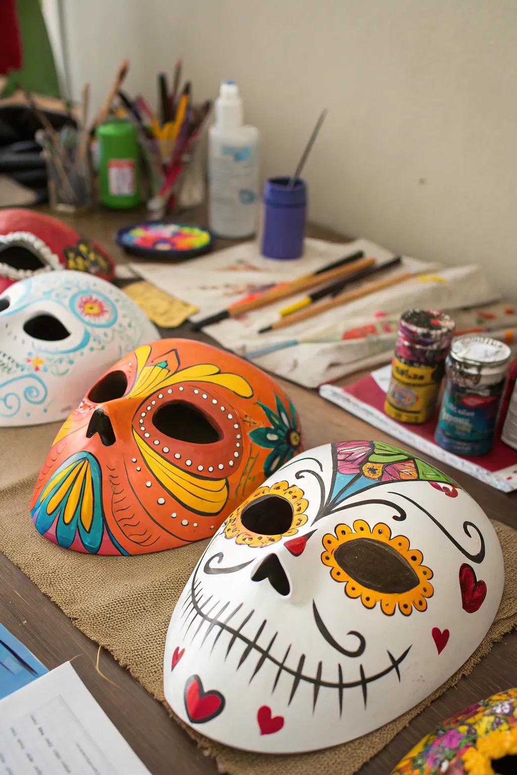 DIY masks make for fun costumes and crafts