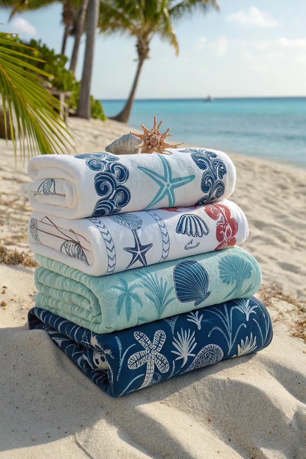 Personalized beach towels that make for thoughtful and practical gifts.